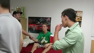 Naughty College Straight Lads Gets Tricked In A Hot Anal Banging