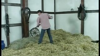 Granny gets a role in the hay