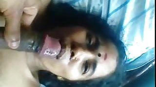 Desi Tamil houseOwner&#039;s Wife Mouth fuck Chocked Secretly