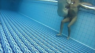 Underwater horny couple